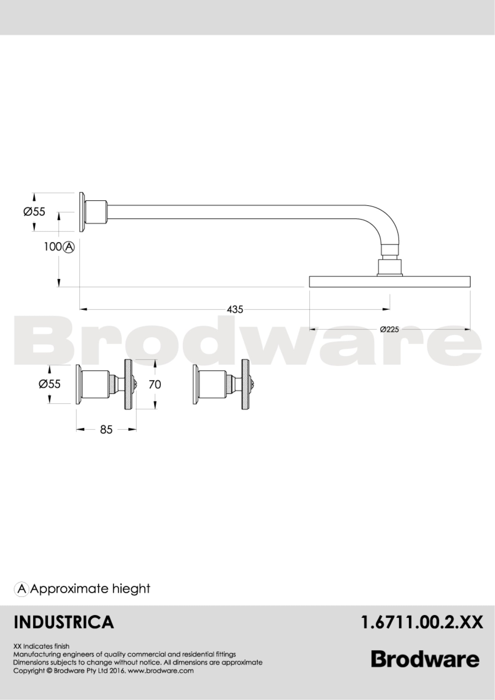 Industrica Shower Set