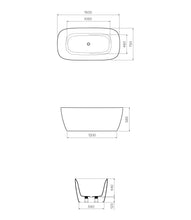 Quasar freestanding bath