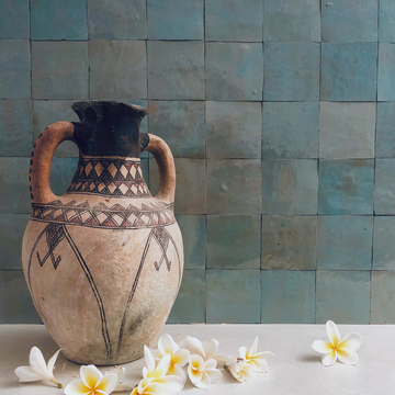 Aquamarine Moroccan tiles