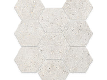Newport bianco terrazzo tile