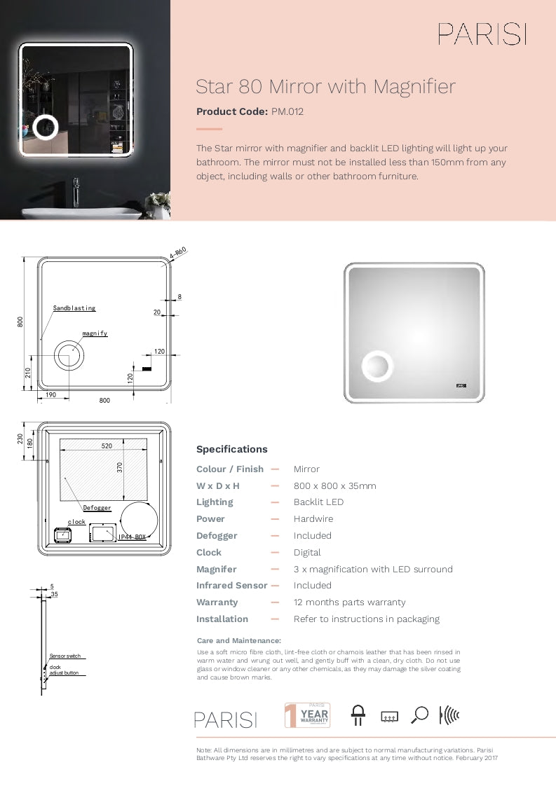 Star 800 Mirror Led