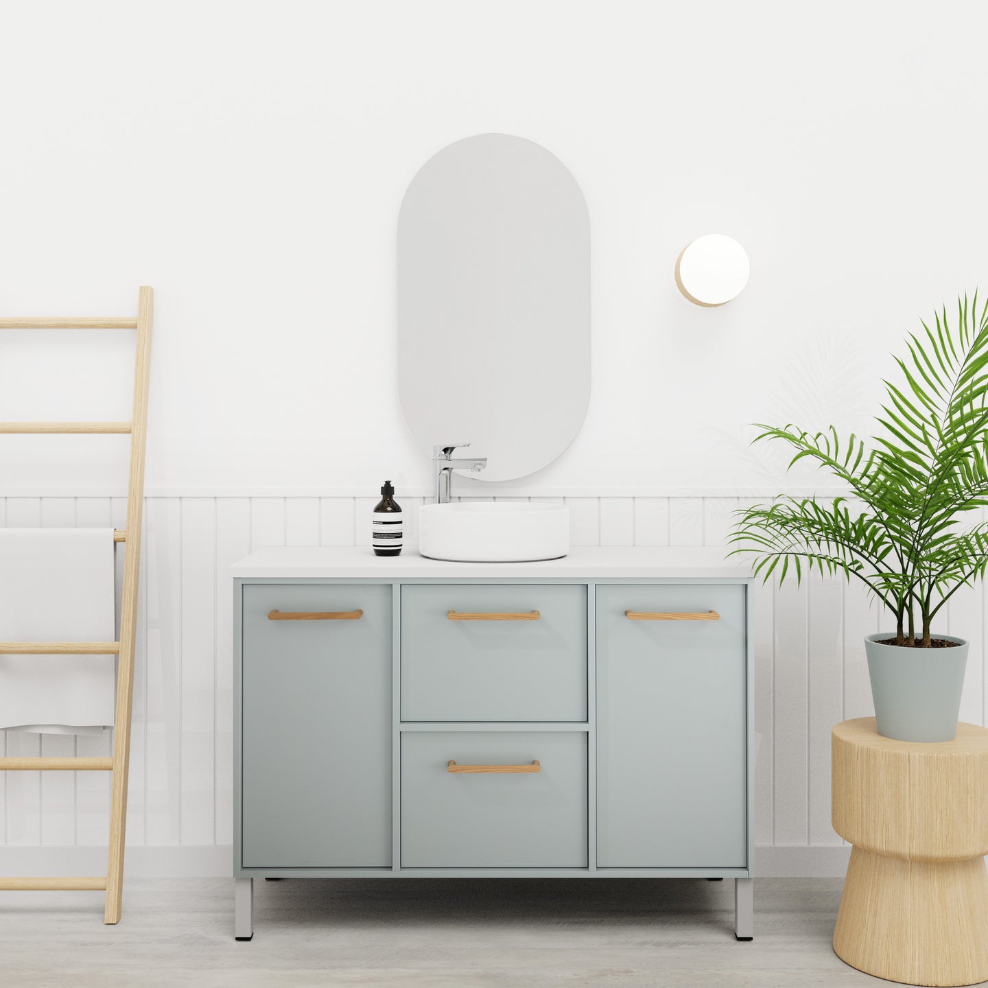 Palm vanity