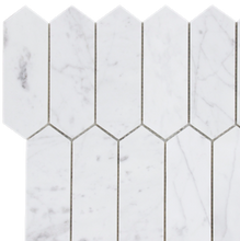 Carrara mosaic tiles