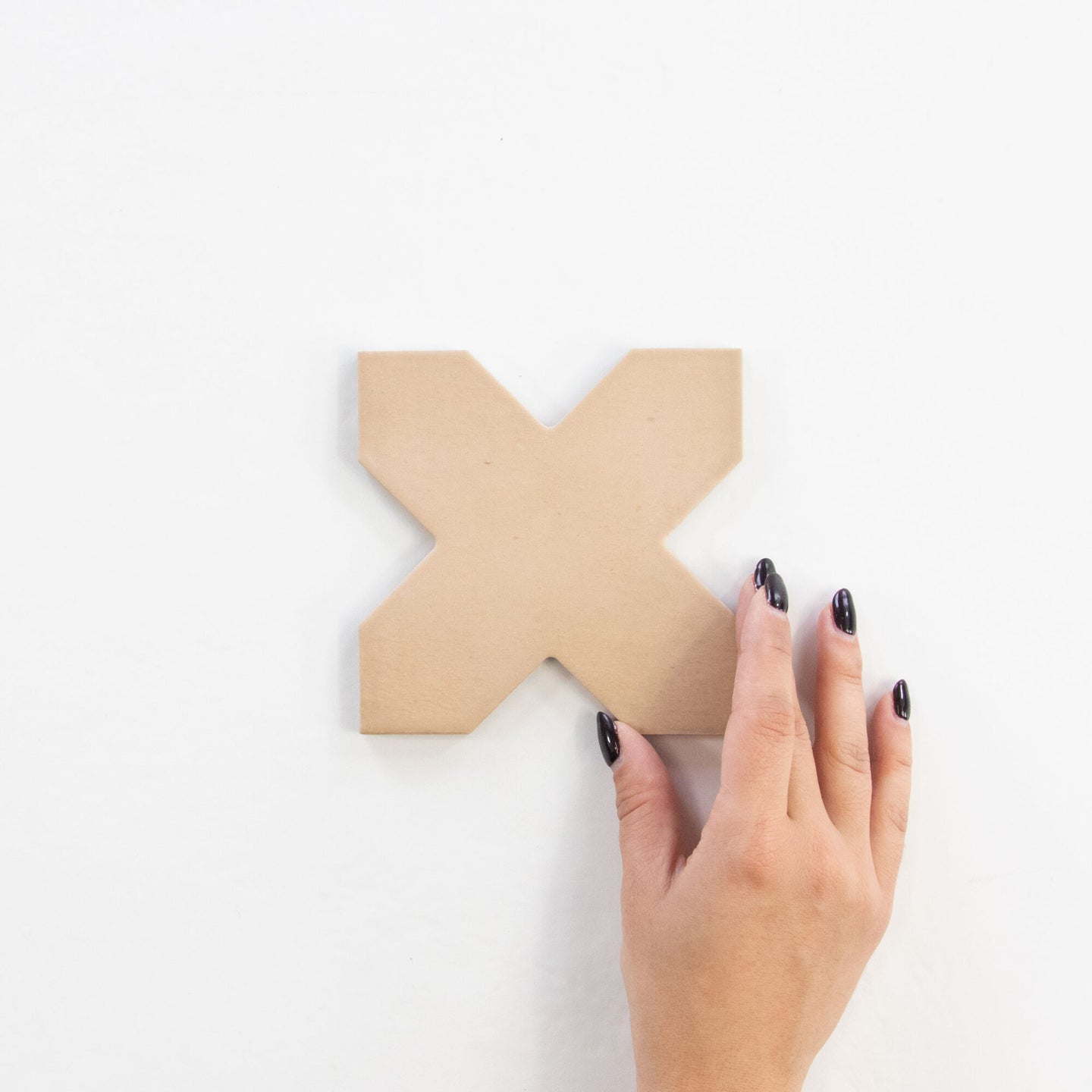 Star & Cross tiles fawn matt