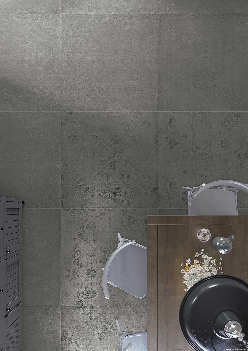 Studio Pelt matt grigio