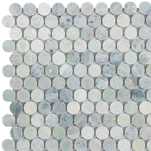 Verde Cristallo mosaic tiles