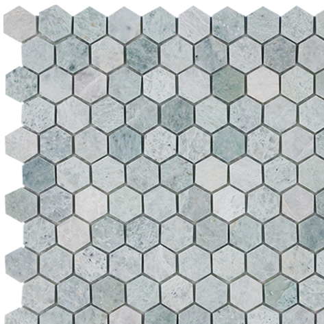 Verde Cristallo mosaic tiles