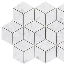 Carrara mosaic tiles